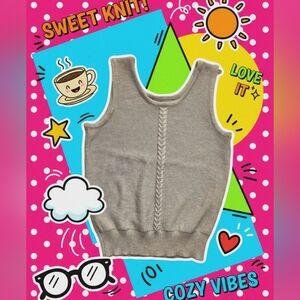 Cozy Knit Sleeveless Sweater